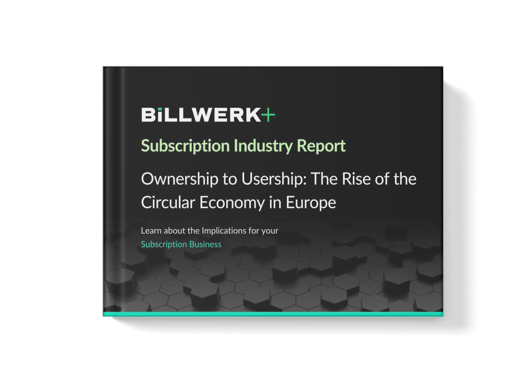 SIL-Preview-Cover-EN Billwerk+ Subscription Industry Report: Ownership to Usership - the rise of the circular economy in Europe - learn about the implications for your subscription business