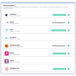 Billwerk+ Pay card acquirer screenshot